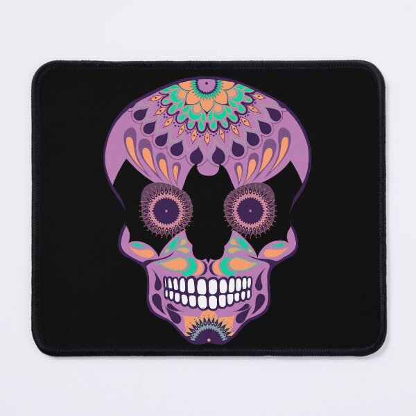 Item preview, Colorful Mexican skull Dia de los muertos designed and sold by Anakathrin.