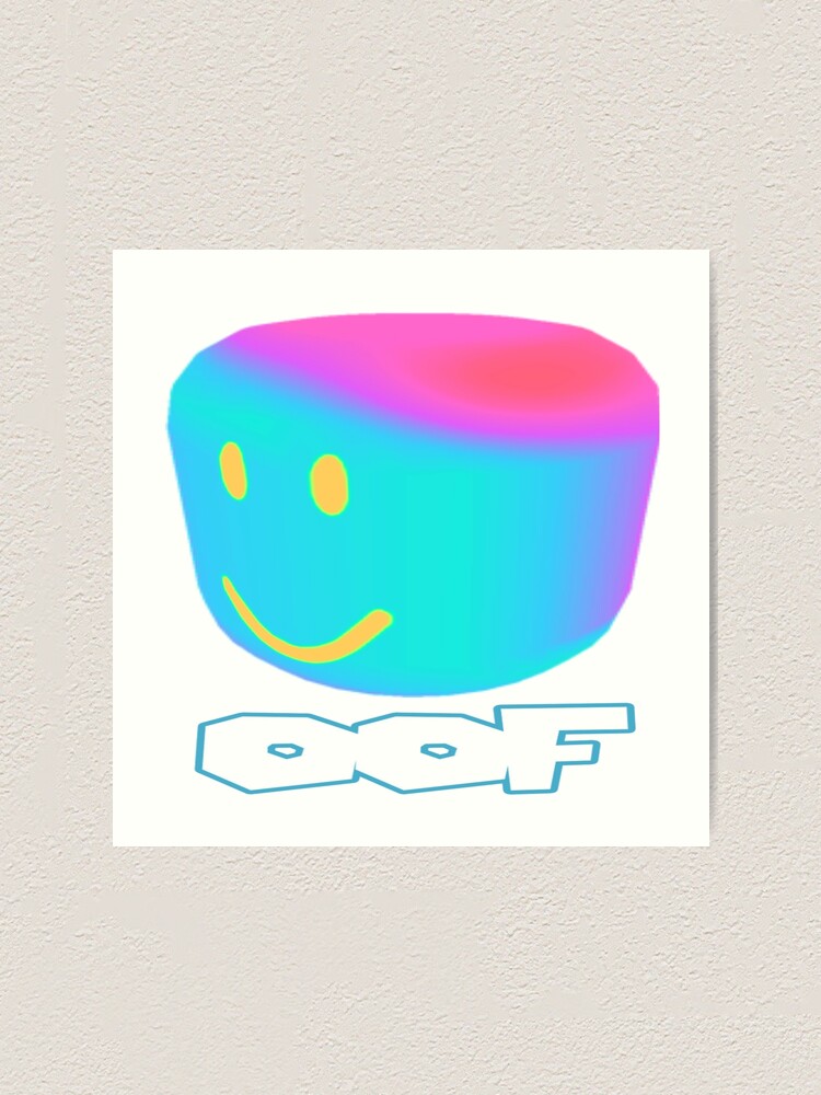 Lamina Artistica Oof Wave De Colonelsanders Redbubble - roblox oof lámina artística