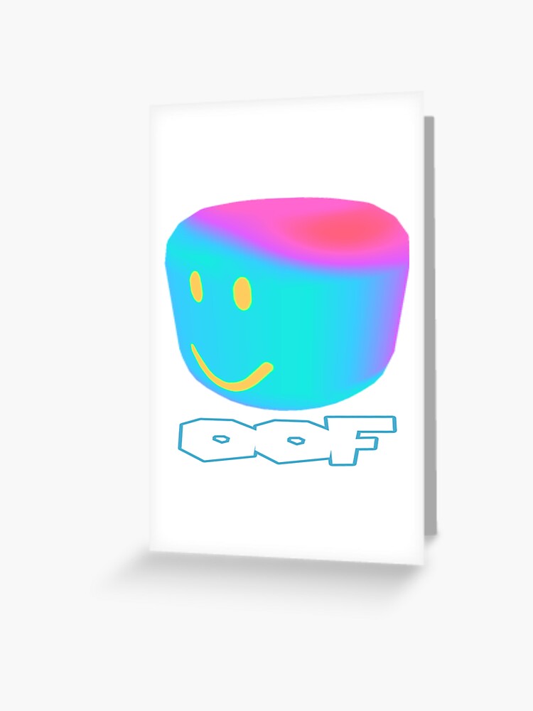 Oof Wave Greeting Card By Colonelsanders Redbubble - roblox death sound greeting card by colonelsanders redbubble