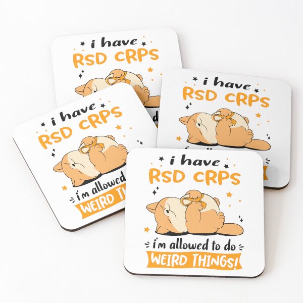 Item preview, RSD CRPS Awareness Funny I have RSD CRPS i'm allowed to do Weird Things! designed and sold by JanetShop809.