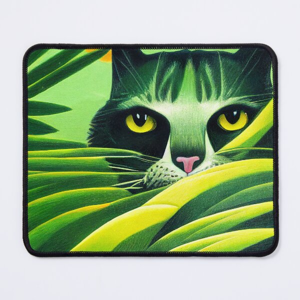 Item preview, Tropical Kitty Ready to Pounce designed and sold by CountingDeep.