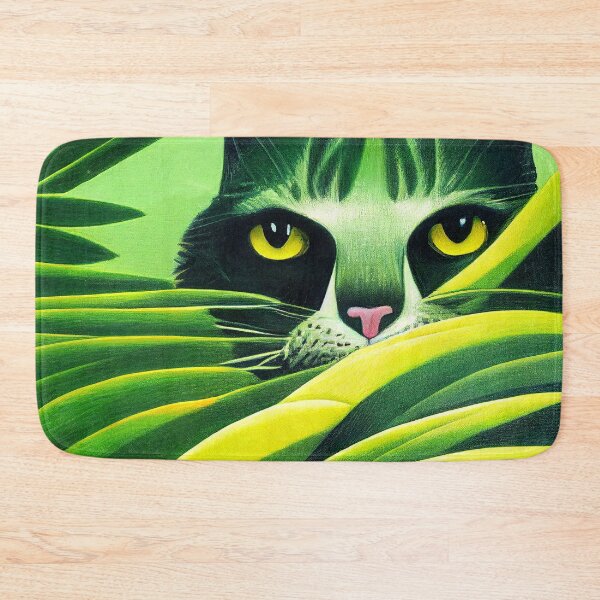 Item preview, Tropical Kitty Ready to Pounce designed and sold by CountingDeep.