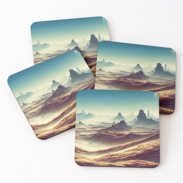 Item preview, Alien planet fantasy landscape designed and sold by mrlongfield.