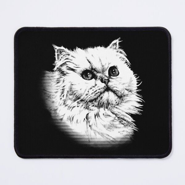 Item preview, Persian Cat Animal Portrait (dark background) designed and sold by MMMSdesigns.
