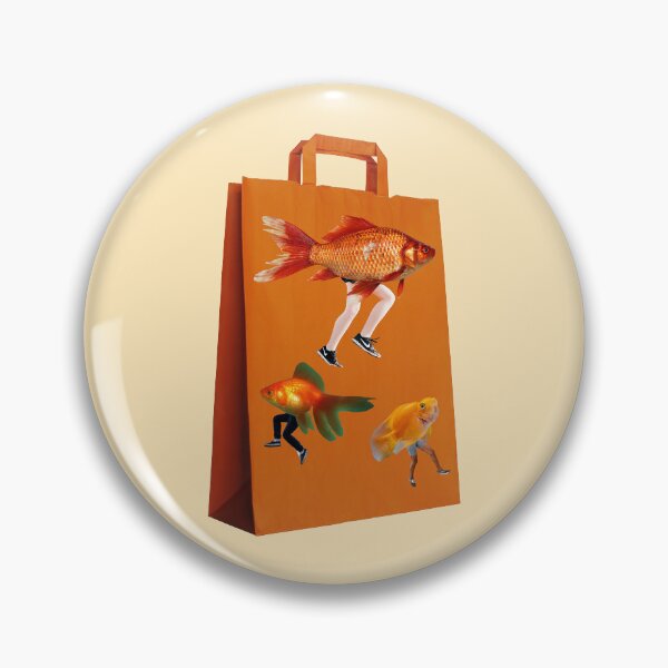 Item preview, Fish tote designed and sold by Molespignoses.