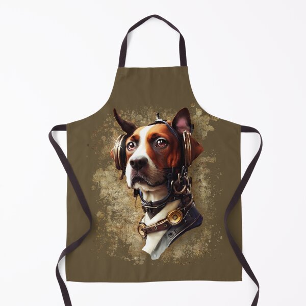 Artikelvorschau, Steampunk Steam Punk Hund K9 Canine Steambag Victorigoth Dieselpunk Vintage Retro entworfen und verkauft von PHZTees.