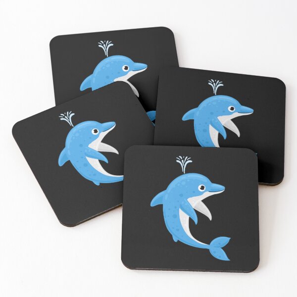 Item preview, Cute Blue Dolphin designed and sold by The Love Quill.