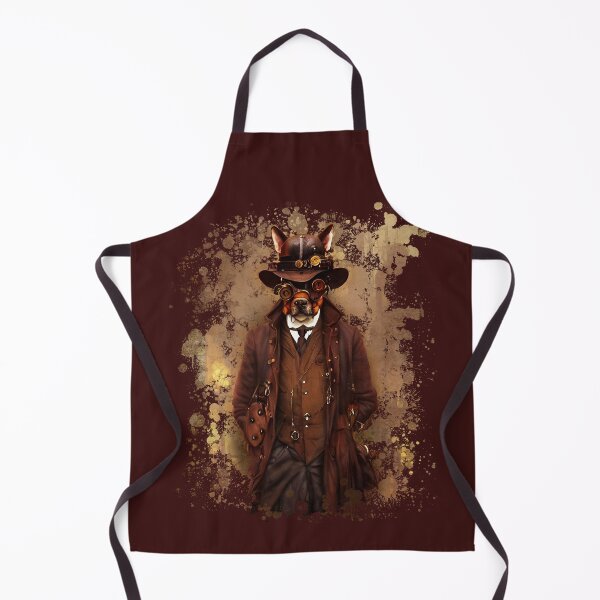 Artikelvorschau, Steampunk Steam Punk Hund K9 Canine Steambag Victorigoth Dieselpunk Vintage Retro entworfen und verkauft von PHZTees.