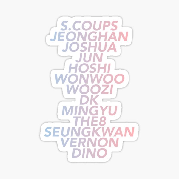 Seventeen Stickers | Redbubble