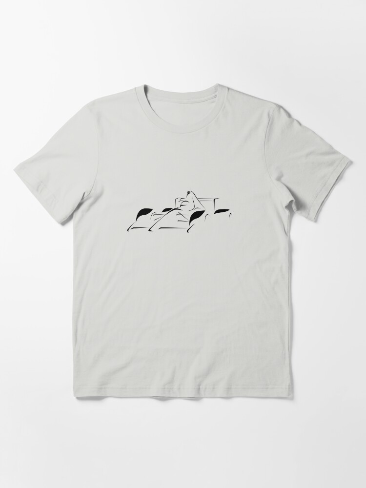 Alternate view of Minimalist Formula Race Car - Black Essential T-Shirt