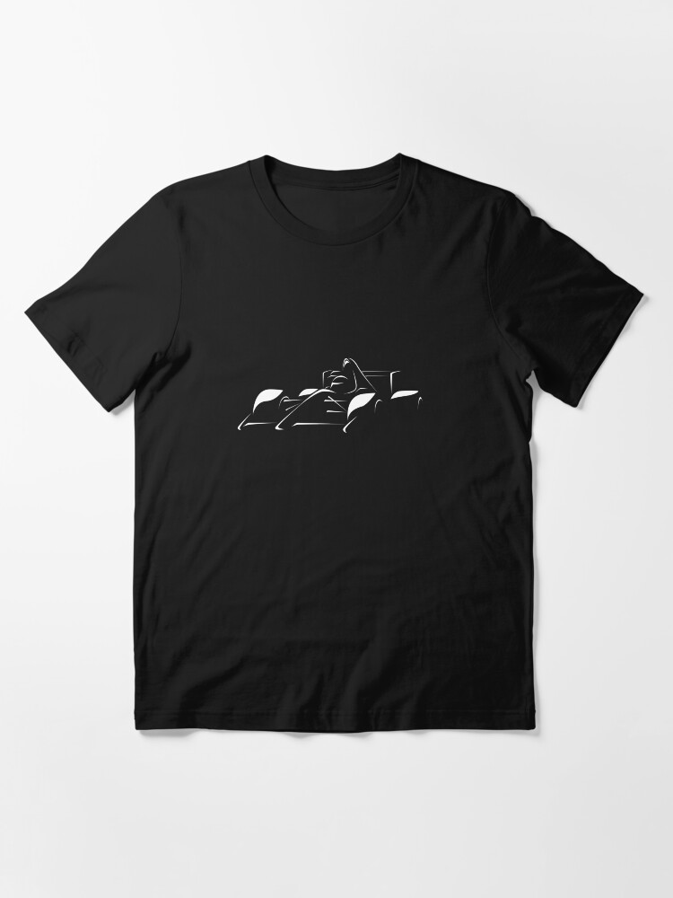 Alternate view of Minimalist Formula Race Car - White Essential T-Shirt