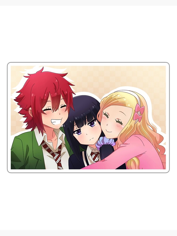 Tomo, Misuzu and Carol, Anime Tomo-chan wa Onnanoko! (Tomo-chan Is a  Girl!) Art Board Print for Sale by Risumu