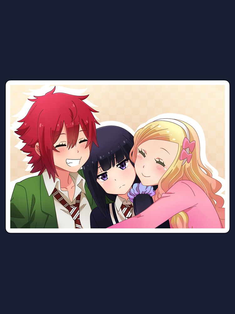 Tomo, Misuzu and Carol, Anime Tomo-chan wa Onnanoko! (Tomo-chan Is a  Girl!) Sticker for Sale by Risumu