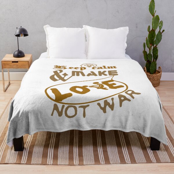 Item preview, Keep calm and make love not war.,, designed and sold by Chakilogy.