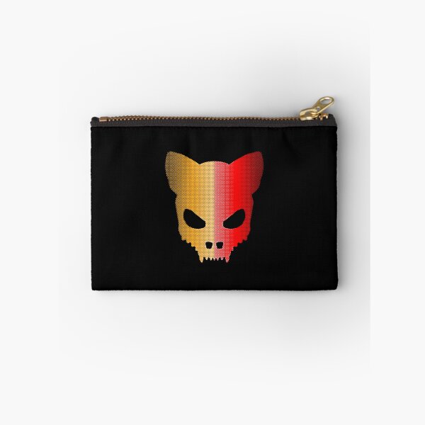 Item preview, Devil-Cat Skull In Red And Yellow Halftones designed and sold by sleepingdogprod.