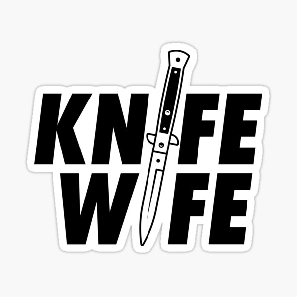 Knife Wife Sticker