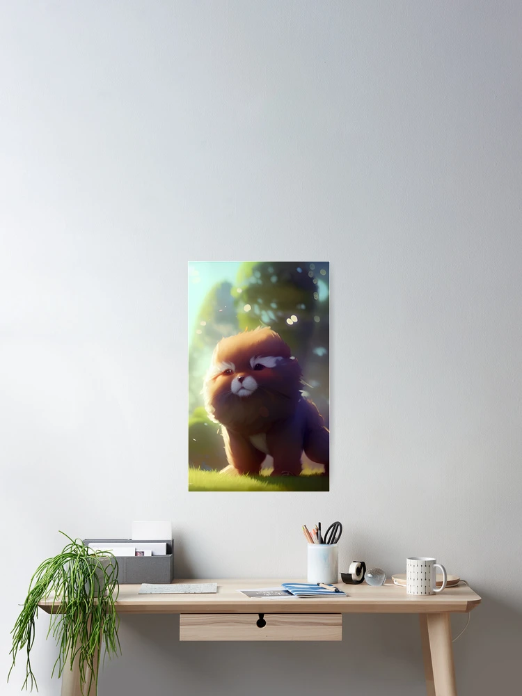Thumbnail 2 of 3, Poster, Fluffy Animal designed and sold by RockingPandS.