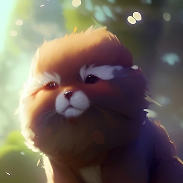 Artwork thumbnail, Fluffy Animal by RockingPandS