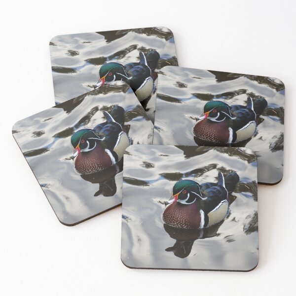 Item preview, Wood Duck on Silver designed and sold by Georgia Mizuleva.