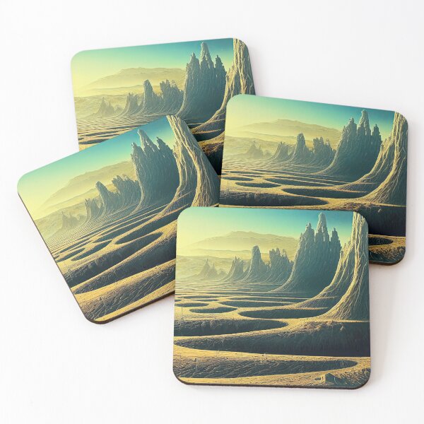 Item preview, Alien planet fantasy landscape designed and sold by mrlongfield.