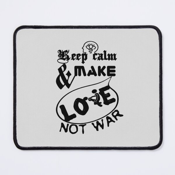 Item preview, Keep calm and make love not war.,,V2.  designed and sold by Chakilogy.
