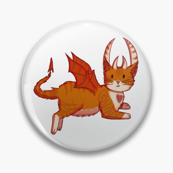 Item preview, Cat dragon sat down designed and sold by Spiritlesswolf.