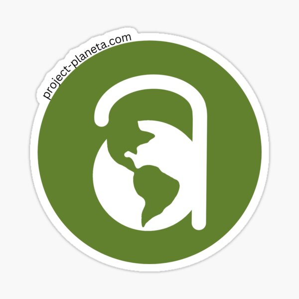 Project Planet A Logo Sticker