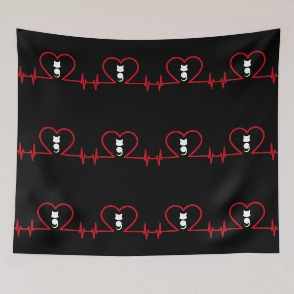 Item preview, Semicolon Cat (Heartbeat B) designed and sold by SimplyMe-Plus.