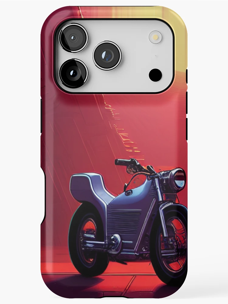 Thumbnail 1 of 4, iPhone Case, Bike Waiting For A Rider designed and sold by RockingPandS.
