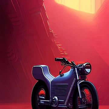 Artwork thumbnail, Bike Waiting For A Rider by RockingPandS