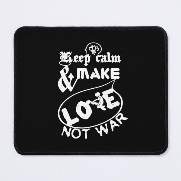 Item preview, Keep calm and make love not war.,,v10.  designed and sold by Chakilogy.