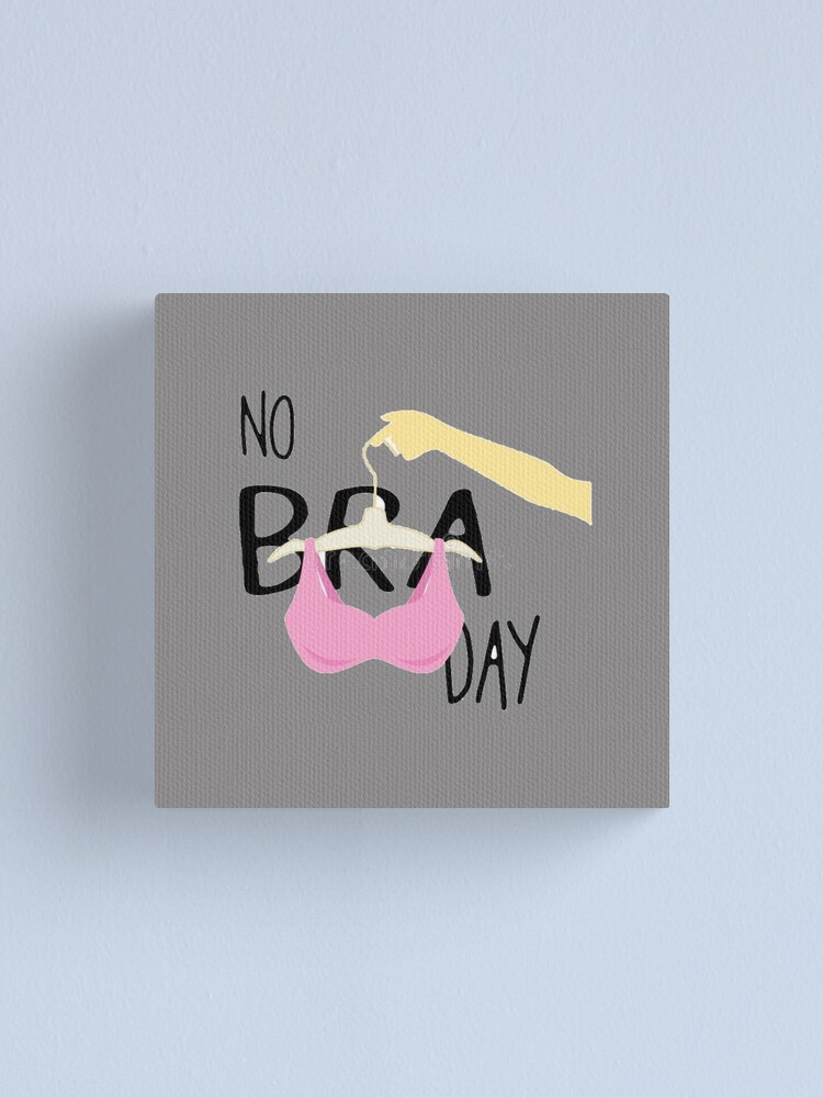 National No Bra Day | Canvas Print