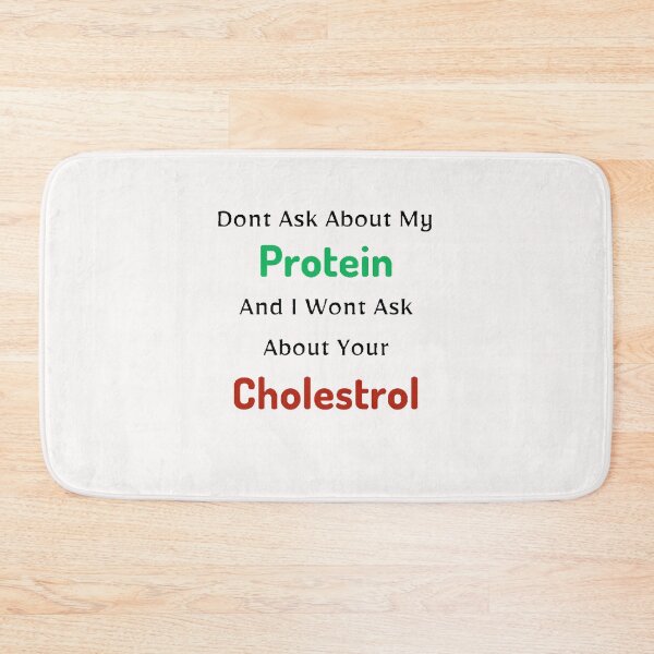 Item preview, Dont Ask About My Protein And I Wont Ask About Your Cholestrol / World Vegetarian Day - Funny and cute T-Shirts Quotes designed and sold by Designspot2020.