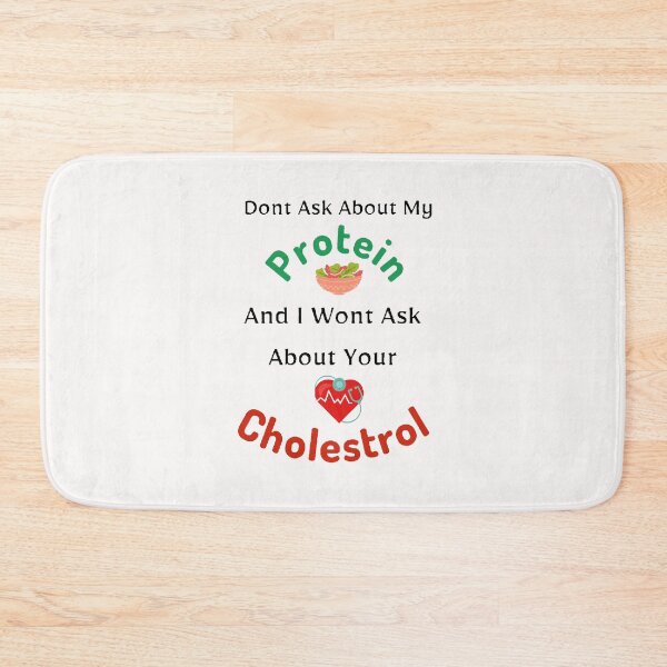 Item preview, Dont Ask About My Protein And I Wont Ask About Your Cholestrol / World Vegetarian Day - Funny and cute T-Shirts Quotes designed and sold by Designspot2020.