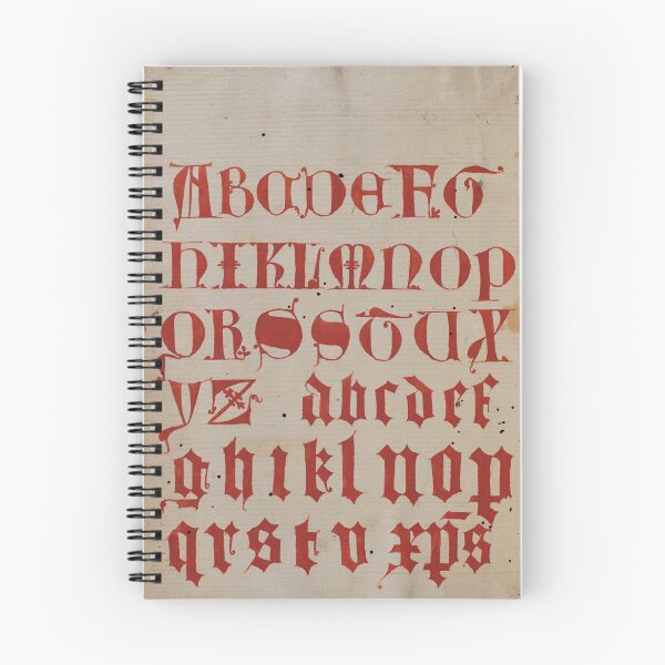 Item preview, Alphabet page from a 14th century manuscript designed and sold by Rromir Imami.