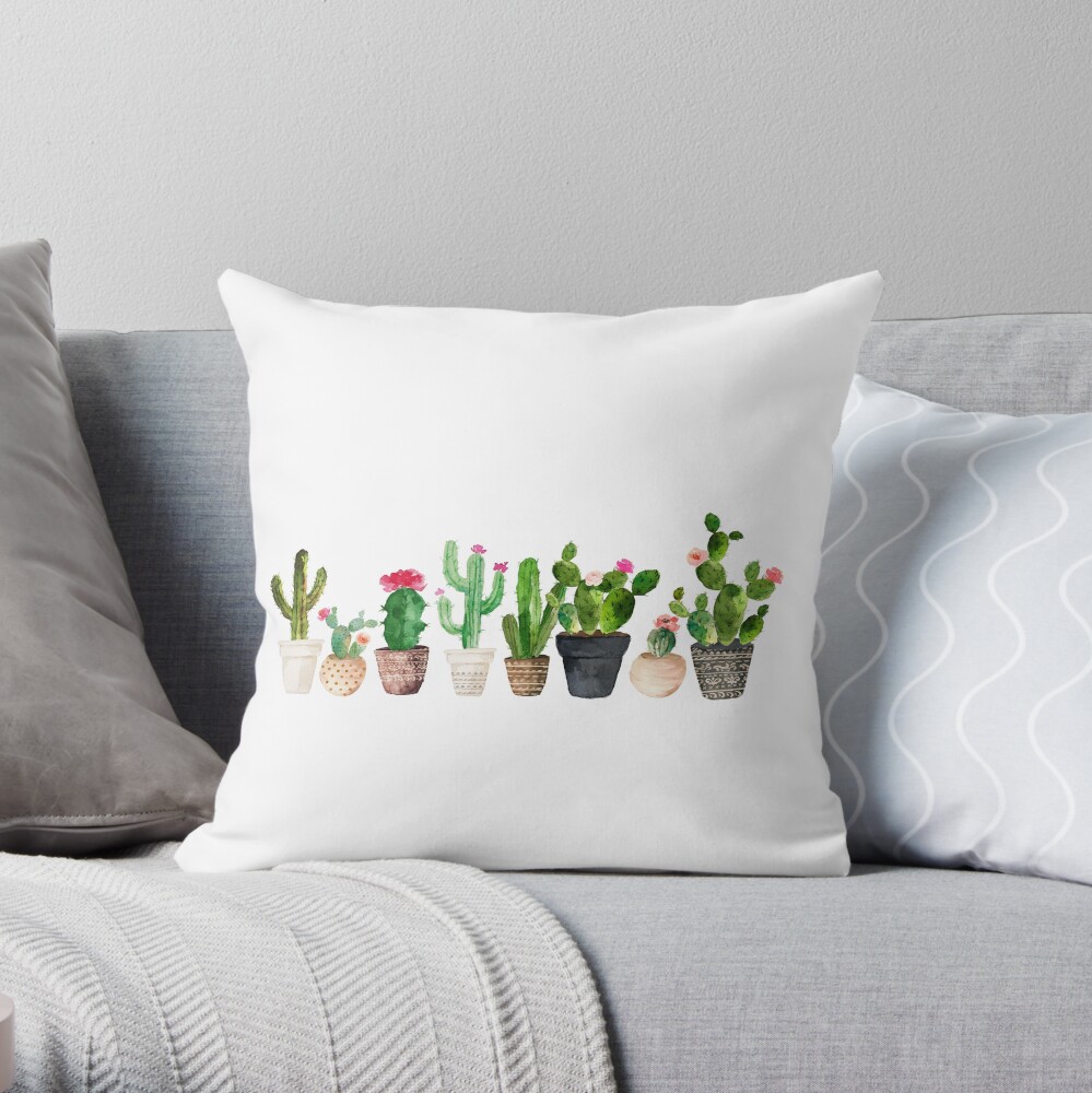 Cactus Throw Pillow