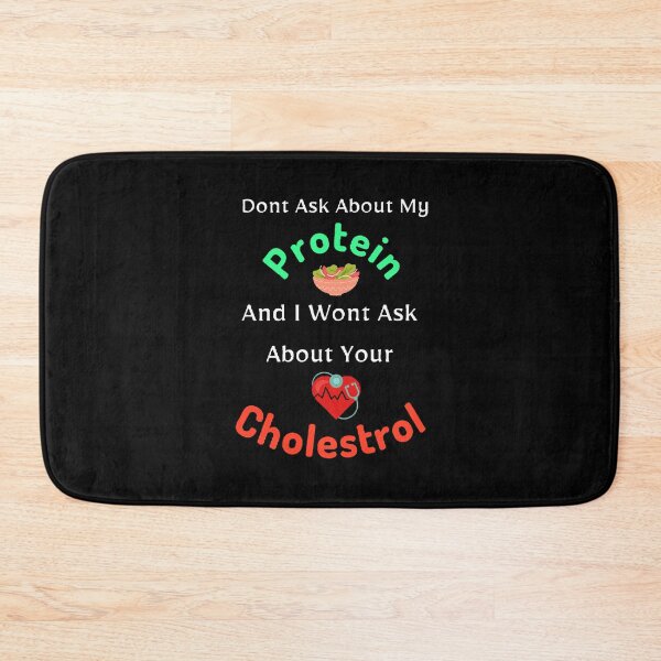 Item preview, Dont Ask About My Protein And I Wont Ask About Your Cholestrol / World Vegetarian Day - Funny and cute T-Shirts Quotes designed and sold by Designspot2020.