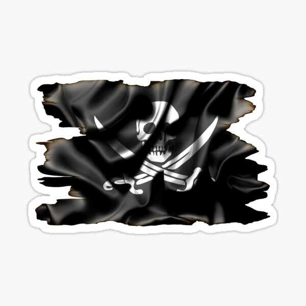Item preview, Pirates black flag with skull and bones designed and sold by Alessandro Della Torre.