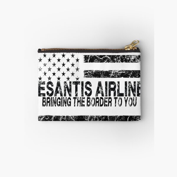 Aperçu de l'œuvre Desantis Airlines vous apporte la frontière drapeau américain rétro créée et vendue par designreb.