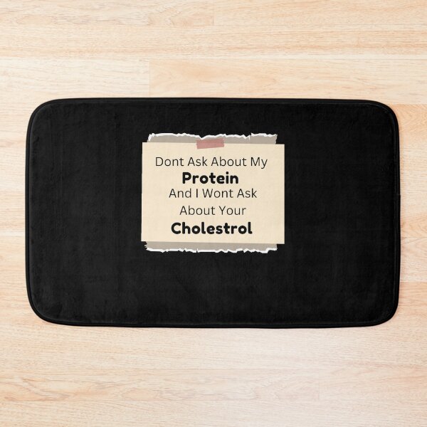 Item preview, Dont Ask About My Protein And I Wont Ask About Your Cholestrol / World Vegetarian Day - Funny and cute T-Shirts Quotes designed and sold by Designspot2020.