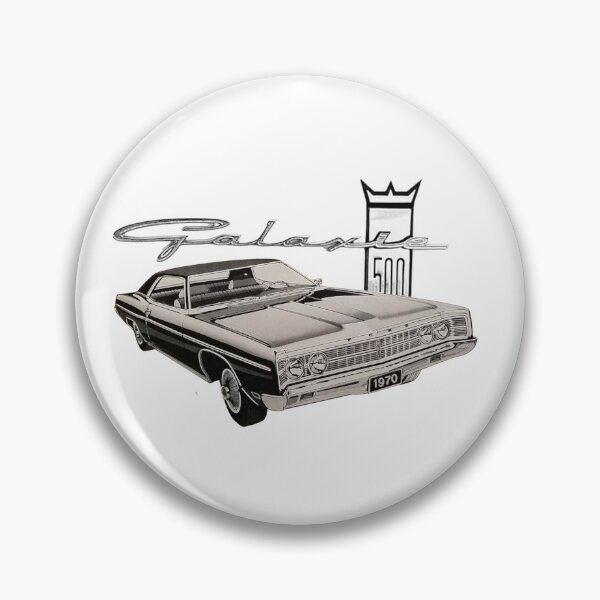 Item preview, 1970 Ford Galaxie 500 Simple black and white  designed and sold by badcarshirts.