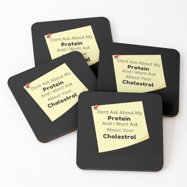 Item preview, Dont Ask About My Protein And I Wont Ask About Your Cholestrol / World Vegetarian Day - Funny and cute T-Shirts Quotes designed and sold by Designspot2020.