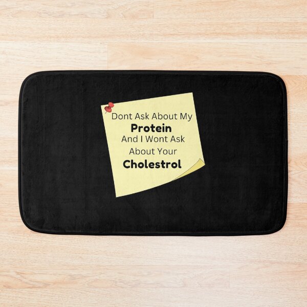 Item preview, Dont Ask About My Protein And I Wont Ask About Your Cholestrol / World Vegetarian Day - Funny and cute T-Shirts Quotes designed and sold by Designspot2020.
