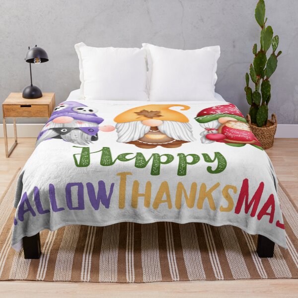 Item preview, Happy HallowThanksMas Gnomes designed and sold by LunaticArtWork.