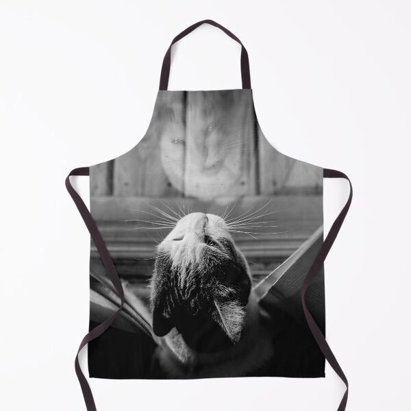 Item preview, Cat Looking Out Window Black And White Reflection Cutest Cat Pics designed and sold by CutestCatPics.