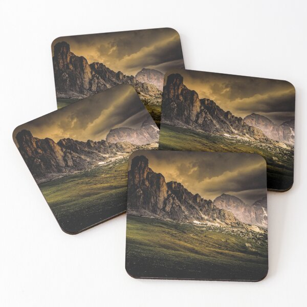 Item preview, Giau Pass Sunset Panorama designed and sold by nbrandsberg.
