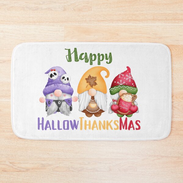 Item preview, Happy HallowThanksMas Gnomes designed and sold by LunaticArtWork.