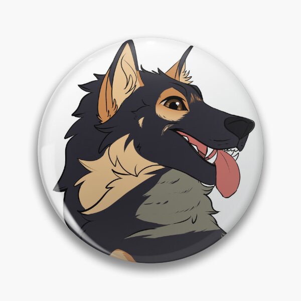 Item preview, German Shepherd (Sable) Sticker designed and sold by CosmicFatality.