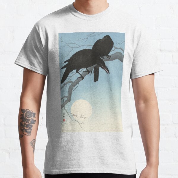 Two crows on a branch, Ohara Koson, 1927 Classic T-Shirt