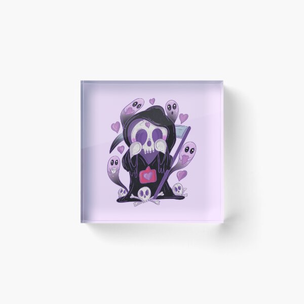 Item preview, Grim reaper love designed and sold by Jess.a.creates.